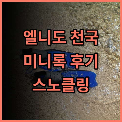 엘니도 리조트 미니록 아일랜드 후기 스노클링 명소 가족 여행객에게 강추 엘니도 미니록 천국