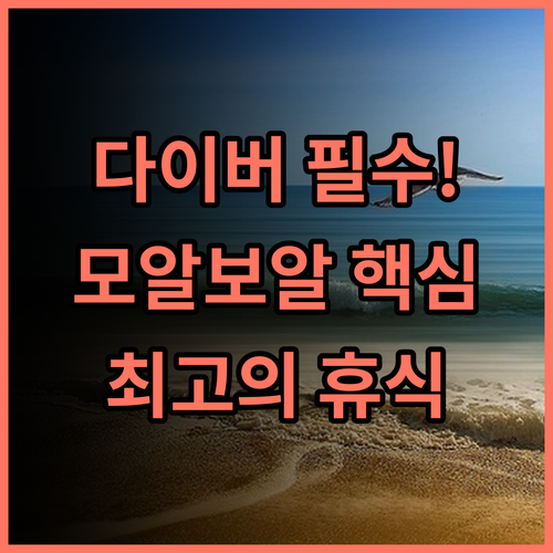 매직 아일랜드 다이브 리조트 다이버를 위한 모알보알 최고의 휴식 공간 추천