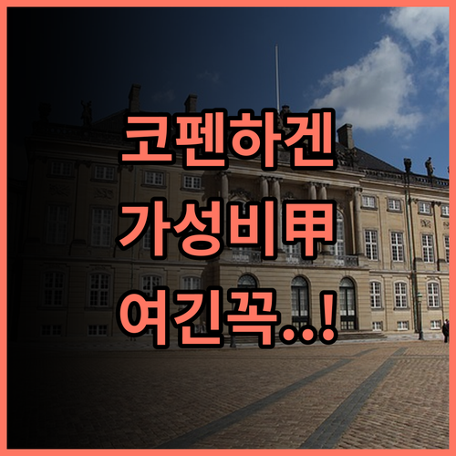 캡인 메트로 후기 공항 접근성과 실용성을 모두 갖춘 코펜하겐 가성비 호텔 추천