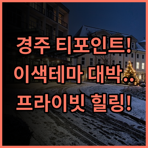 경주 티포인트 무인텔 추천 프라이빗한 휴식과 이색적인 테마가 있는 숙소 후기
