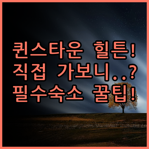 힐튼 퀸스타운 리조트 & 스파 직접 머물러본 숙소 추천 총정리