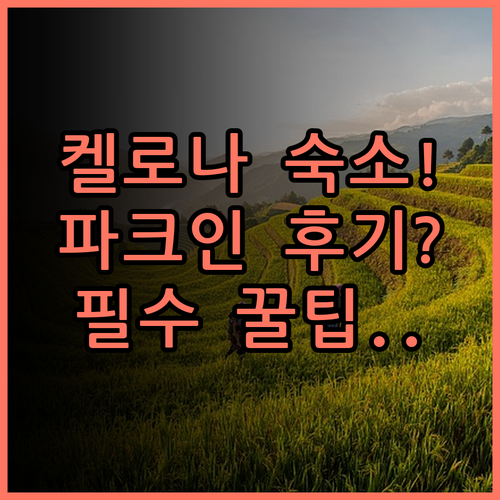 파크 인 바이 래디슨, 켈로나 실제 이용후기 캐나다 여행 숙소 팁